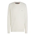 Tommy Hilfiger Heren trui MW0MW33132YBI Off-white