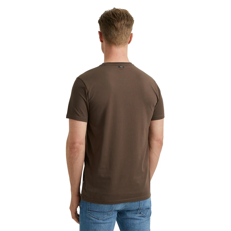 Vanguard Heren T-shirt Vtss2409560 Middenbruin